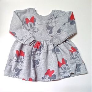 Winter Disney Junior Minnie Dress for 18M Gray color
